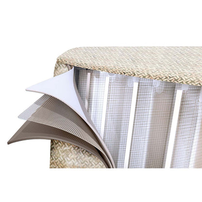 حوض استحمام ساخن قابل للنفخ من بيست واي لاي-زي-سبا روم، موفر للطاقة، مزود بنظام نفاث ذكي، أبعاده 201 سم × 201 سم × 71 سم، مع تحكم عبر تطبيق، يتسع لـ 5-7 أشخاص - رقم المنتج: 6001M