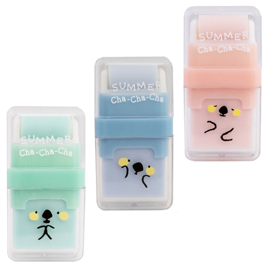 M&G Chenguang Summer Cha-Cha-Cha Eraser for Pencil with Roller - 1pcs - No:AXP963KM