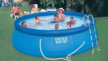 مجموعة حمام سباحة كاملة من إنتكس، سهلة التركيب في الحديقة - 366 × 76 سم - رقم: 28130