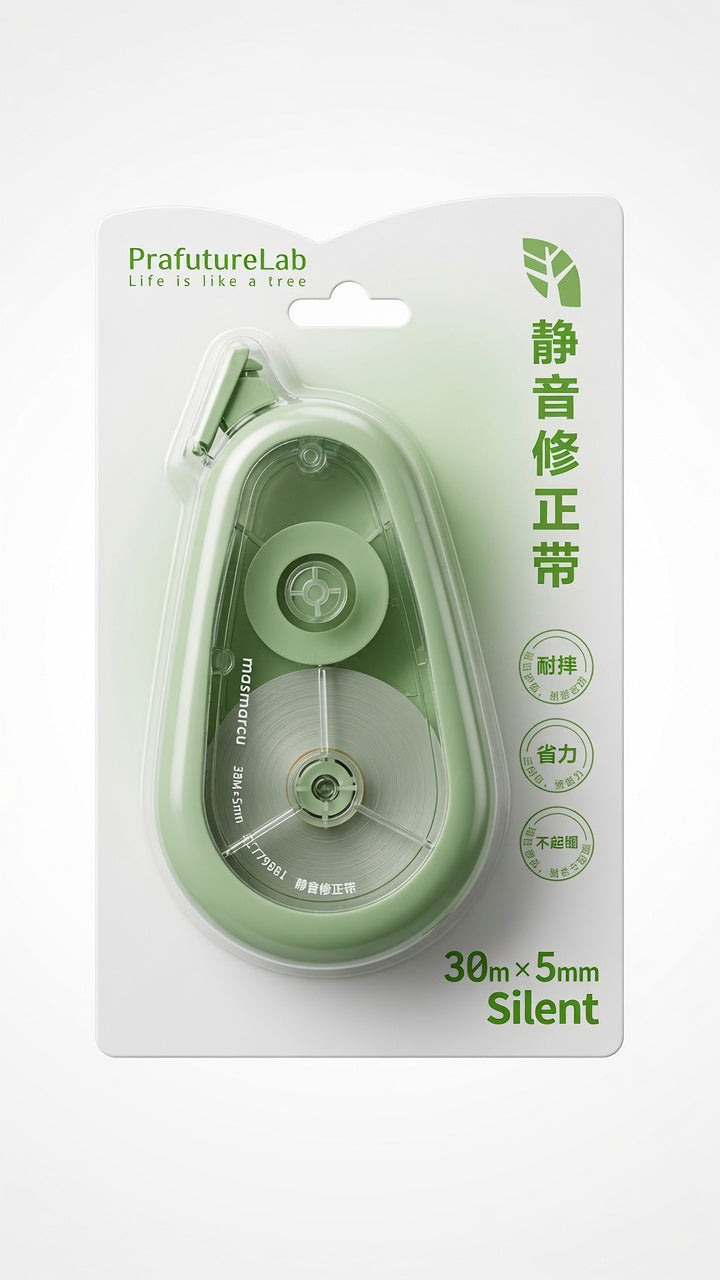 M&G Chenguang ProfutureLab Silent Correction Tape – 30m x 5mm PET Correction Tape, Extra-Long, Smooth & Instant Dry - 1pcs - No: ACT79881
