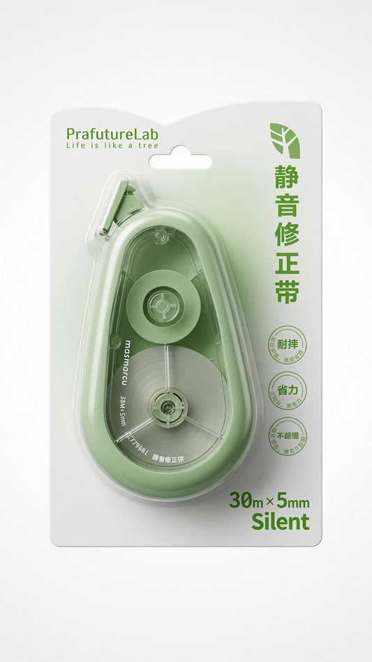 M&G Chenguang ProfutureLab Silent Correction Tape – 30m x 5mm PET Correction Tape, Extra-Long, Smooth & Instant Dry - 1pcs - No: ACT79881