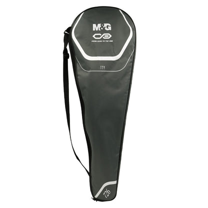 مجموعة مضارب تنس الريشة من إم آند جي تشنغوانغ، قطعتان من المضارب خفيفة الوزن مع 3 كرات (ريش) للعب النشط -