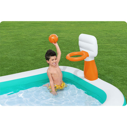 Bestway Dunk'N Splash Inflatable Pool - Inflatable play ground 251 x 168 x 102 cm - No:54445