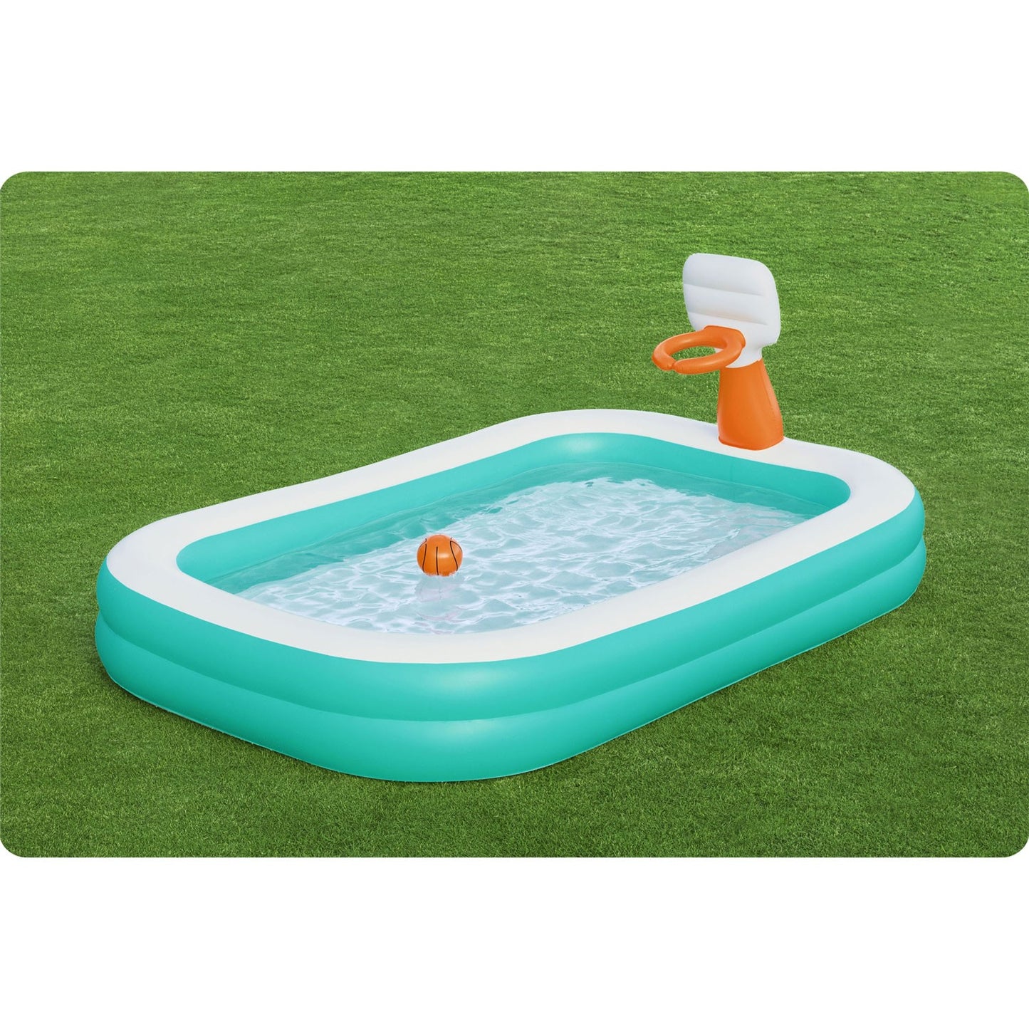 Bestway Dunk'N Splash Inflatable Pool - Inflatable play ground 251 x 168 x 102 cm - No:54445