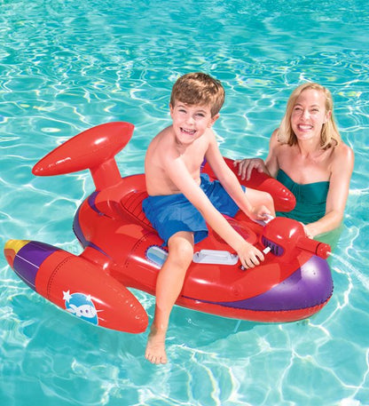 Bestway  Inflatable Swimming Water Gun Space Plane Sea Boat - No:41100