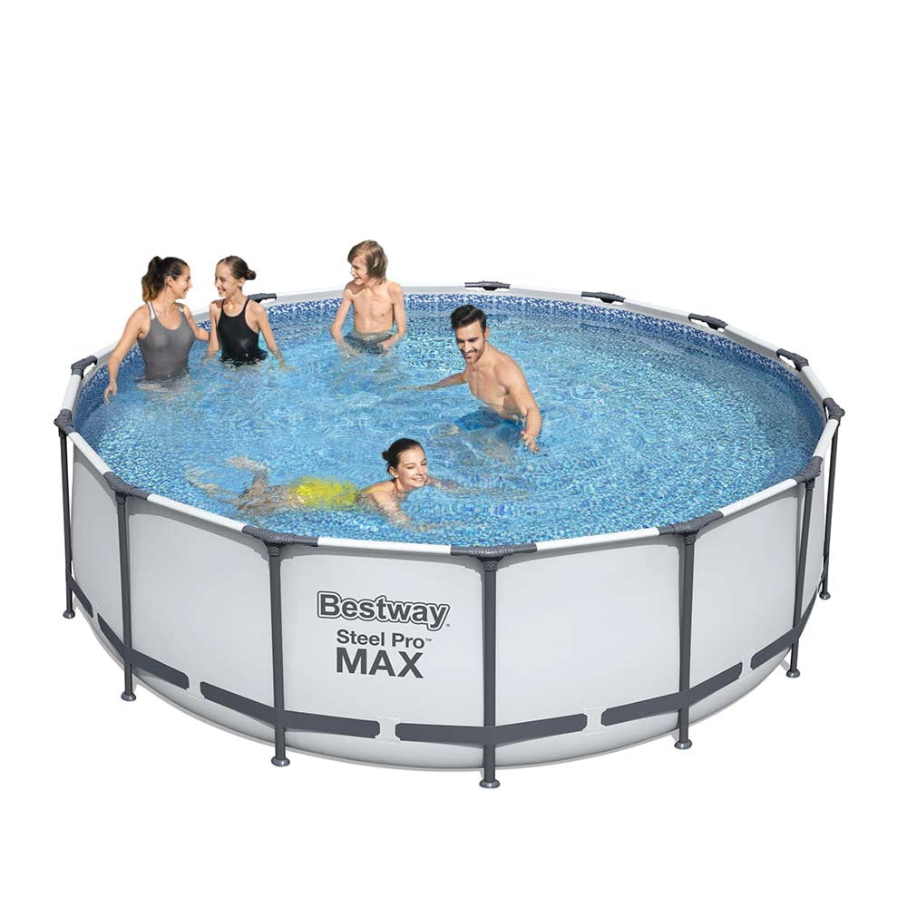 Bestway Above Ground Swimming Pool Round Steel Pro Max 457x122 Cm - No:56438