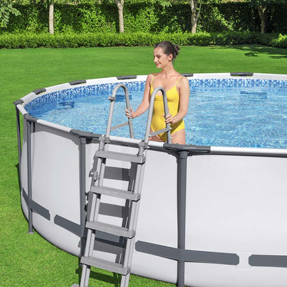 Bestway Above Ground Swimming Pool Round Steel Pro Max 457x122 Cm - No:56438