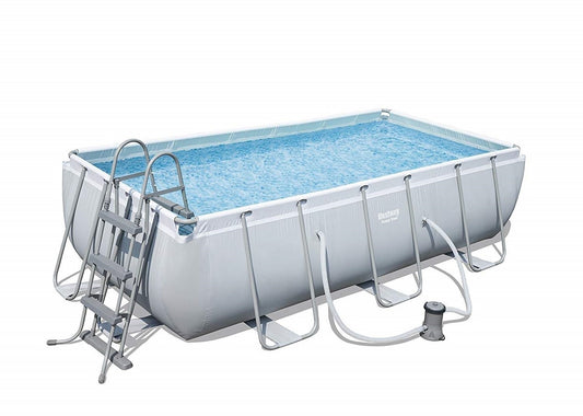 Bestway Power Steel Rectangular Above Ground Pool 404×201×100cm – No.56441