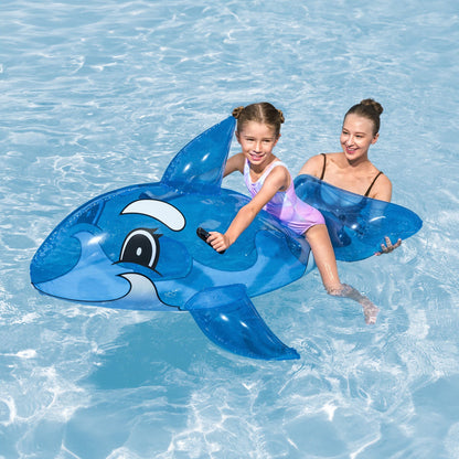 Bestway H2OGO! Whale Ride-On Inflatable Pool Float 1.57m×94cm