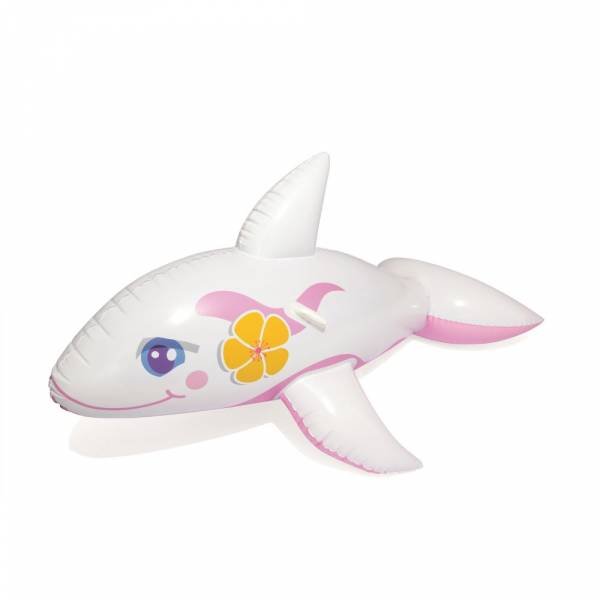 Bestway Whale Ride-On in pool