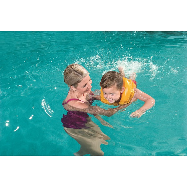 سترة سباحة للأطفال من بيست واي، مقاس 51 سم × 46 سم، المرحلة ب - رقم: 32034
