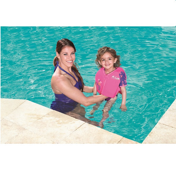 سترة سباحة للأولاد والبنات من بيست واي سويم سيف بأكمام، رقم المنتج: 32147