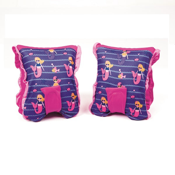 عوامات ذراع قماشية آمنة للسباحة للبنات من بيست واي (مقاس متوسط/كبير) رقم: 32183 