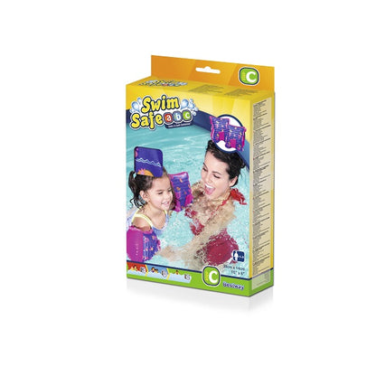 عوامات ذراع قماشية آمنة للسباحة للبنات من بيست واي (مقاس متوسط/كبير) رقم: 32183 