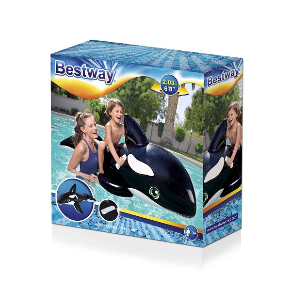 قارب Bestway Jumbo Whale Rider، طوله 2.03 متر وعرضه 1.02 متر، رقم المنتج: 41009 