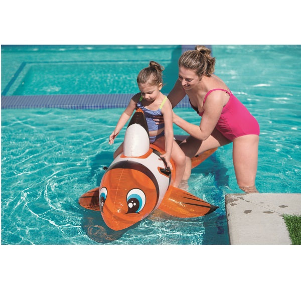 لعبة ركوب سمكة المهرج من بيست واي، 1.57 متر × 94 سم