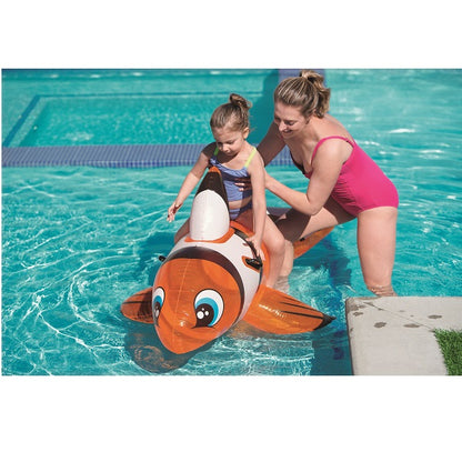 لعبة ركوب سمكة المهرج من بيست واي، 1.57 متر × 94 سم