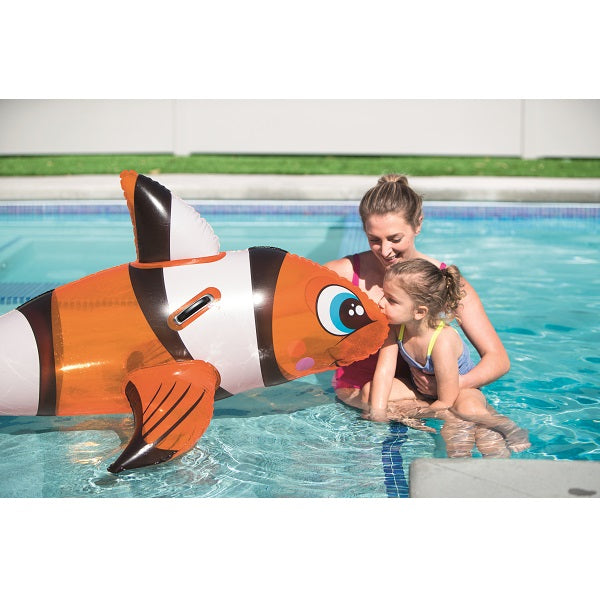 لعبة ركوب سمكة المهرج من بيست واي، 1.57 متر × 94 سم