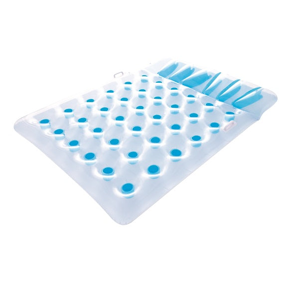 Bestway H2ogo! double beach bed inflatable pool float 193 x 142cm - No:43055