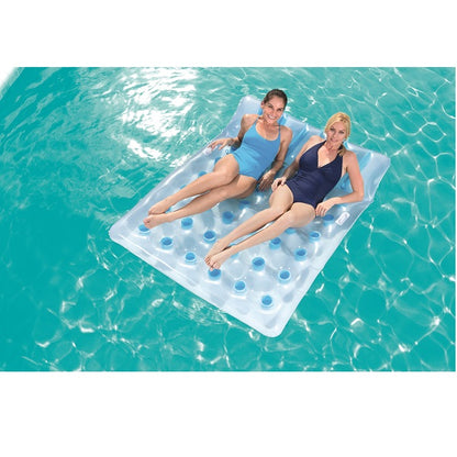 Bestway H2ogo! double beach bed inflatable pool float 193 x 142cm - No:43055