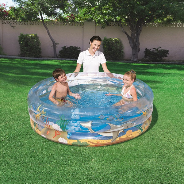 Bestway Transparent Sea Life Pool 1.50m x H53cm
