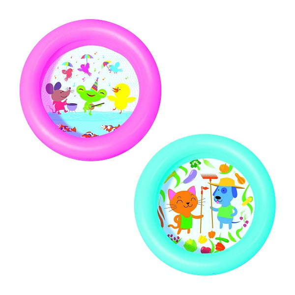 Bestway Round 2-Ring Kiddie Pool 61cm x H15cm -  No: 51061
