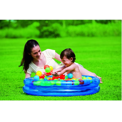 Bestway Up, In & Over 2-Ring Ball Pit Play Pool 91cm x H20cm