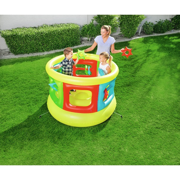 صالة ألعاب رياضية أنبوبية للقفز من بيست واي، للأعلى والداخل والخارج، 1.52 متر × ارتفاع 1.07 متر