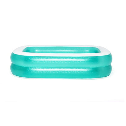 مسبح بيست واي القابل للنفخ، أزرق مستطيل الشكل، 201×150×51 سم - رقم: 54005