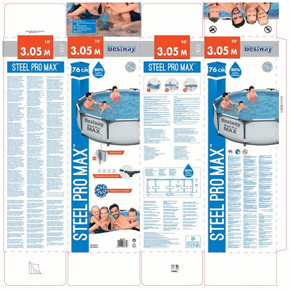 Bestway Steel Pro MAX Pool 3.05m x 76cm  - No:  56406