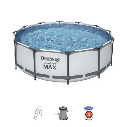 Bestway Above Ground Swimming Pool Round Steel Pro Max 366x122 Cm - No:56420