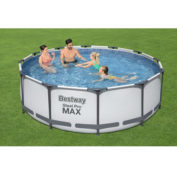 Bestway Above Ground Swimming Pool Round Steel Pro Max 366x122 Cm - No:56420