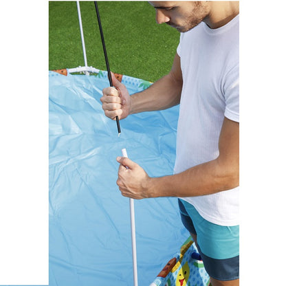 Steel Pro UV Careful 2.44m x 51cm Splash-in-Shade Play Pool - No:56432