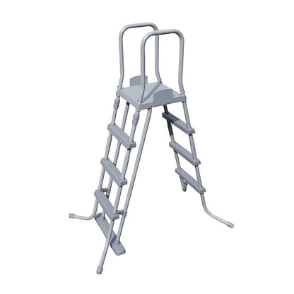 مجموعة حمام سباحة مستطيل من الفولاذ المقاوم للصدأ من بيست واي، أبعادها 4.12 متر × 2.01 متر × 1.22 متر - رقم: 56457