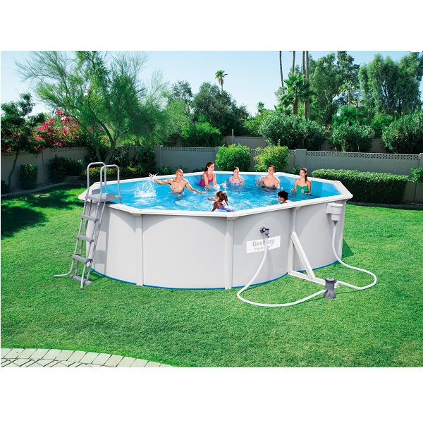 مجموعة حمام سباحة هيدريوم من بيست واي، أبعادها 5.00 متر × 3.60 متر × 1.20 متر