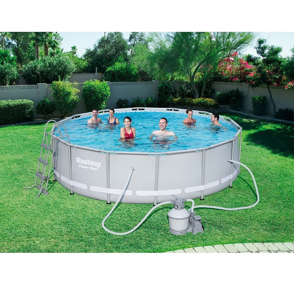 Bestway 4.27m x 1.07m Power Steel Frame Pool Set