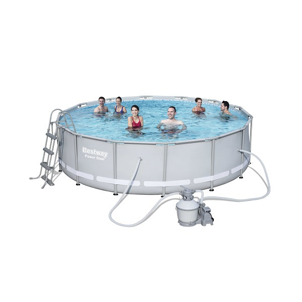 Bestway 4.27m x 1.07m Power Steel Frame Pool Set