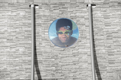 مسبح بيست واي بيضاوي الشكل فوق الأرض مع نافذة سباحة 549×274×122 سم - رقم: 56716