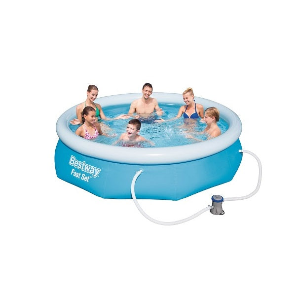 مجموعة حمام سباحة بيست واي سريعة التركيب 2.74 متر × 76 سم