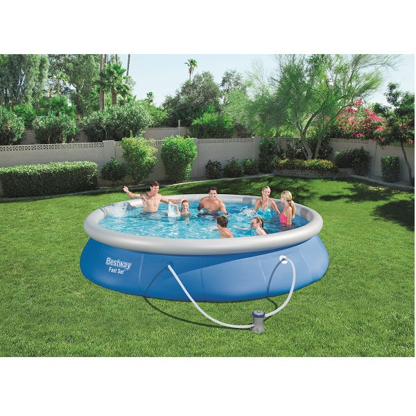 مسبح بيست واي سريع التركيب دائري فوق الأرض 4.57 × 84 سم رقم: 57313