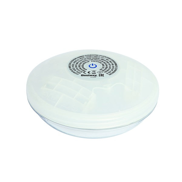 مصباح حمام سباحة بيست واي فلو كلير العائم المقاوم للماء بتقنية LED، 7 أوضاع ألوان - رقم المنتج: 58419