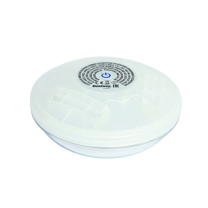 مصباح حمام سباحة بيست واي فلو كلير العائم المقاوم للماء بتقنية LED، 7 أوضاع ألوان - رقم المنتج: 58419