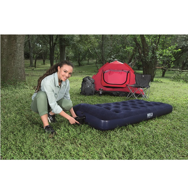 Bestway Pavillo Aeroluxe Airbed Twin Built-in Foot Pump 1.88m x 99cm x 28cm -No:67224