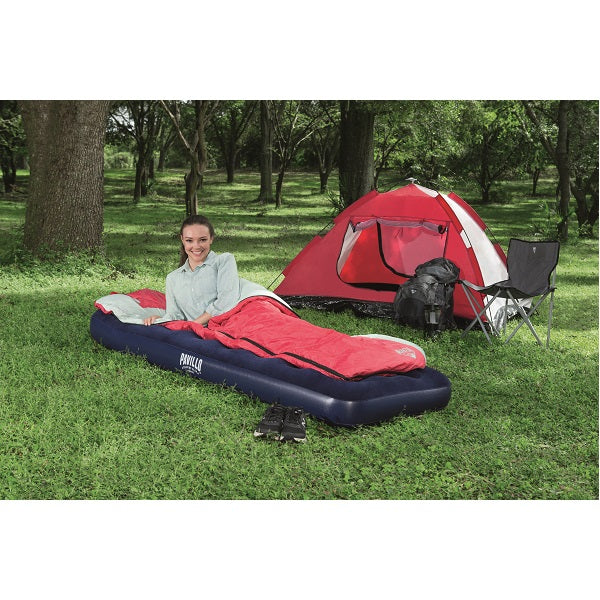 Bestway Pavillo Airbed Jr.Twin Built-in Foot Pump 1.85m x 76cm x 28cm Aeroluxe - No:67223