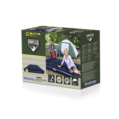 Bestway Pavillo Aeroluxe Airbed Queen Built-in Foot Pump 2.03m x 1.52m x 28cm  - No: 67226