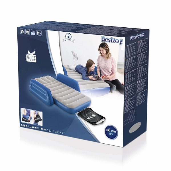 Bestway Lil' Traveler Airbed 1.45m x 76cm x 18cm