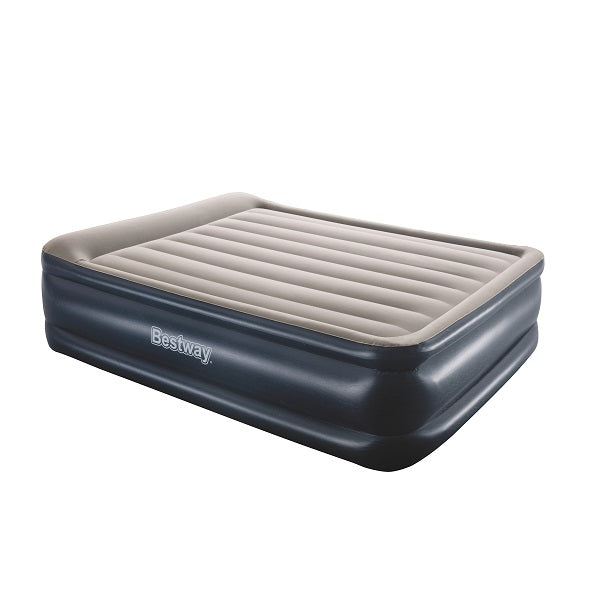 Bestway Tritech Airbed Queen Size Mattress  Built-in AC Pump 2.03m x 1.52m x 56cm  - No:67614