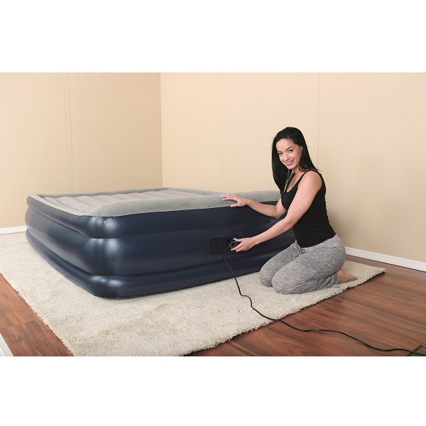 Bestway Tritech Airbed Queen Built-in AC Pump 2.03m x 1.52m x 46cm