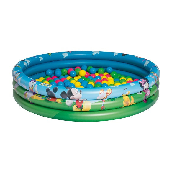 Mickey 1.22m x H25cm 3-Ring Ball Pit Play Pool