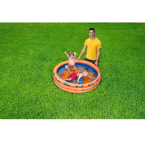Hot Wheels 1.22m x H25cm 3-Ring Pool